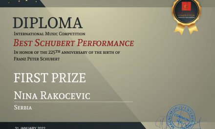 ТАКМИЧЕЊЕ Best Schubert Performance